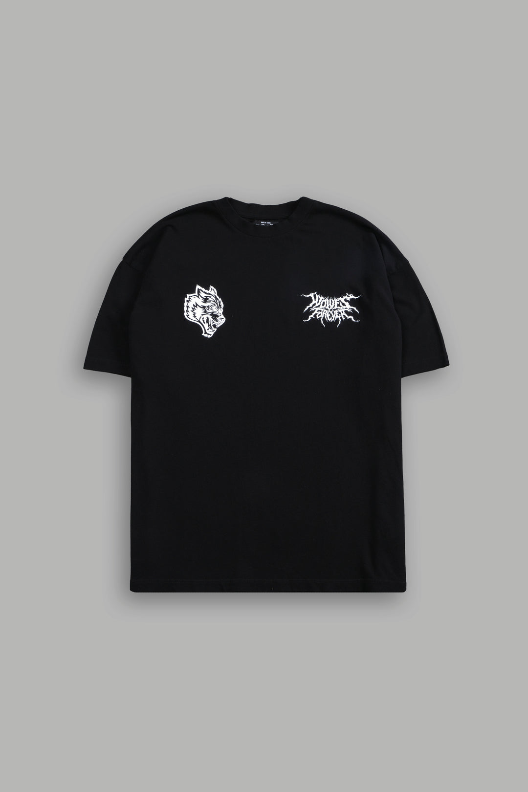 Igris "Side By Side" Series Premium Oversized Tee in Black