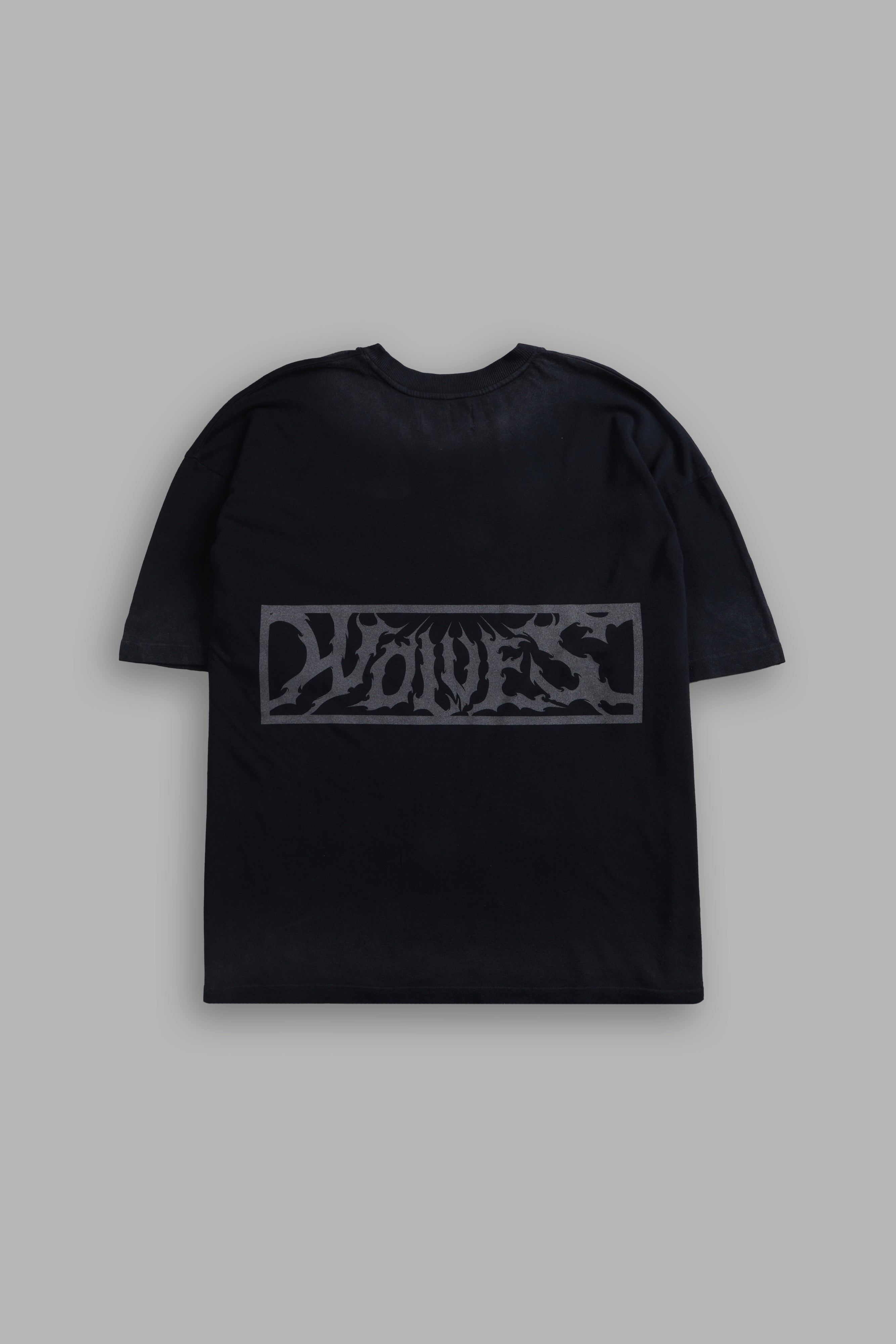 Ashes of the Dark V2 "Premium" Oversized Tee in Black Drift Wash