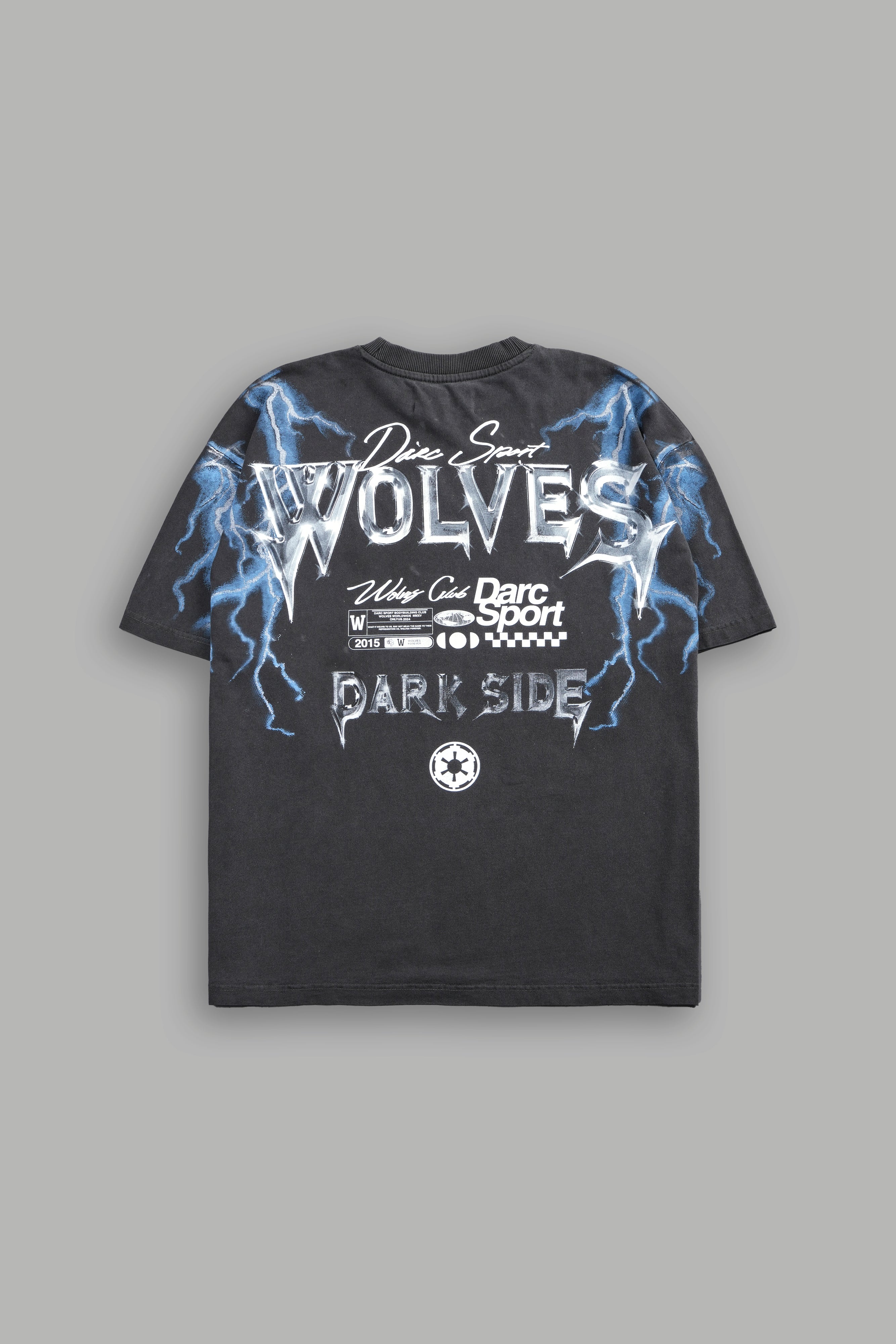 Ride The Lightning "Grunge" Tee in Wolf Gray