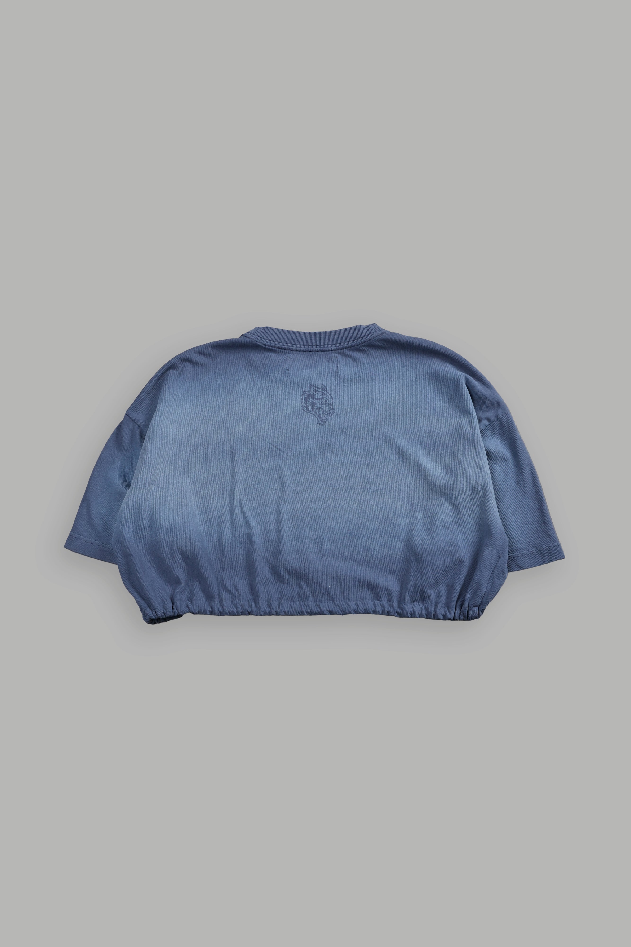 Forged From Iron Bungee Cropped Tee in Denim Horizon Sun Fade
