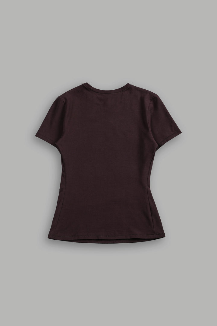 Chopper Eden S/S Tee in Darc Garnet