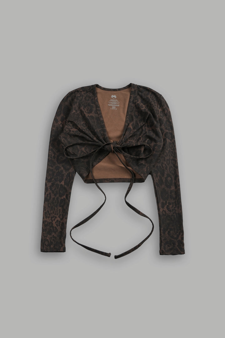 Chopper Alexis Eden Wrap in Darc Brown Leopard