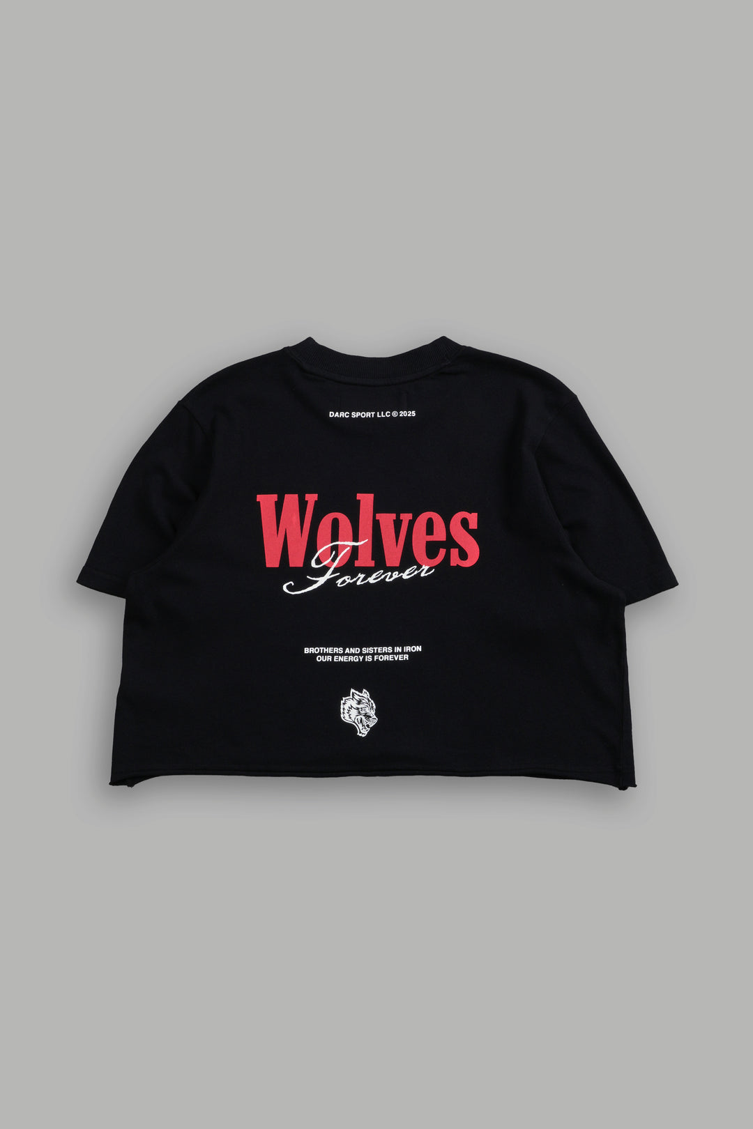 She Wlvs "Premium" (Cropped) Tee in Black