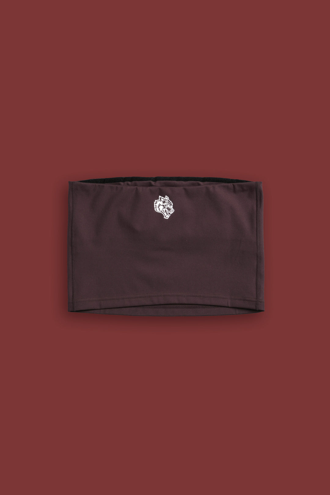 Single Wolf "Nova" Longline Bandeau Top in Darc Garnet