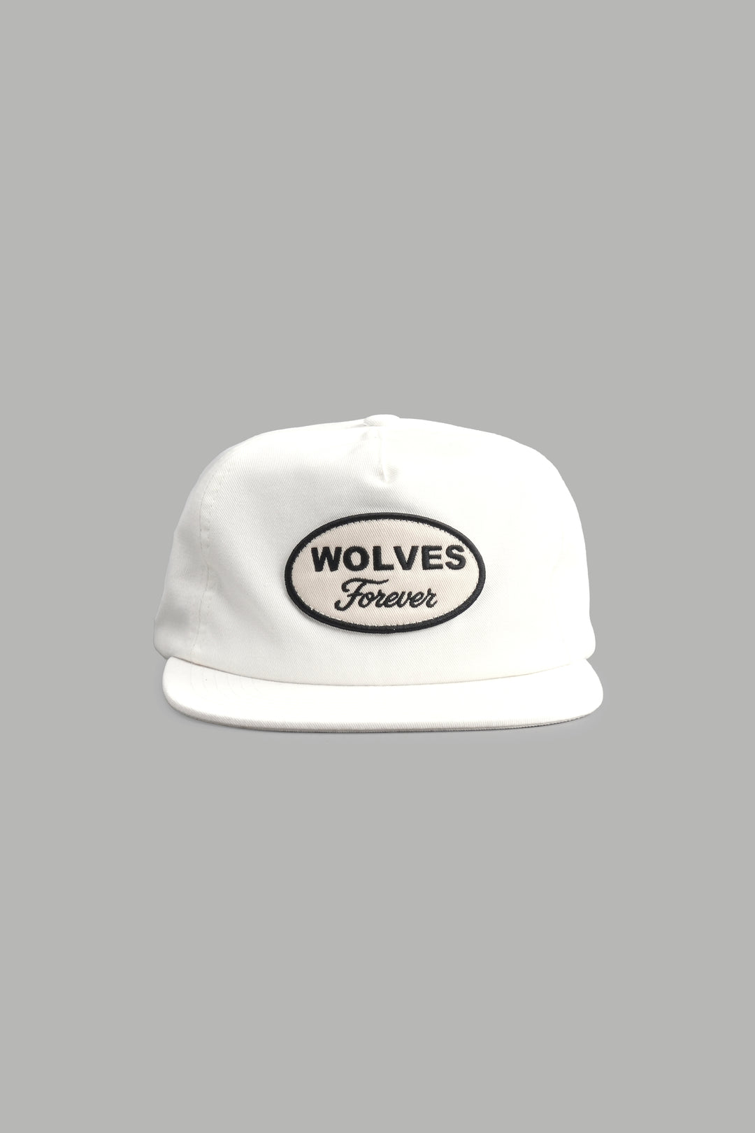 Our Time Vintage 5 Panel Hat in Cream