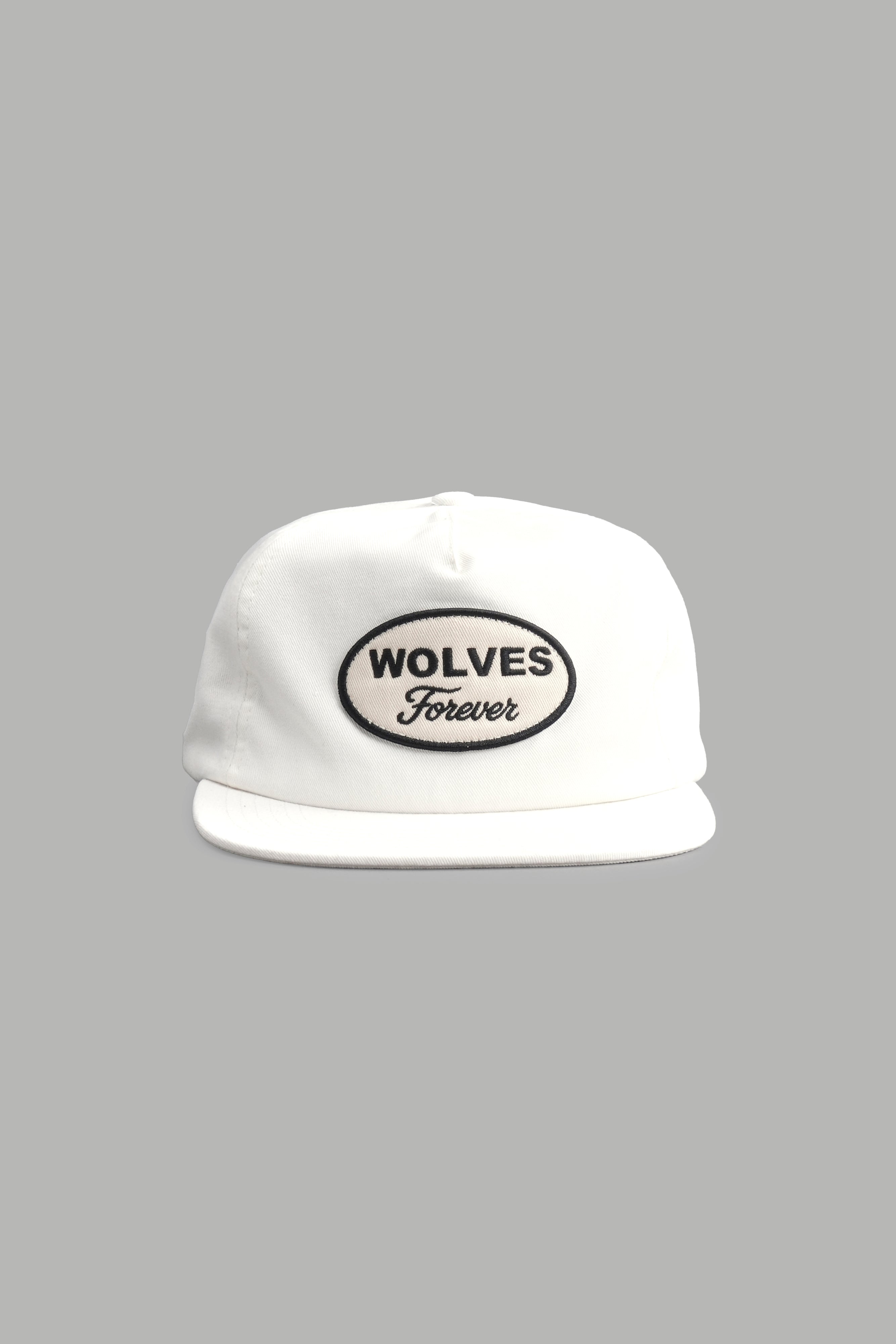 Our Time Vintage 5 Panel Hat in Cream