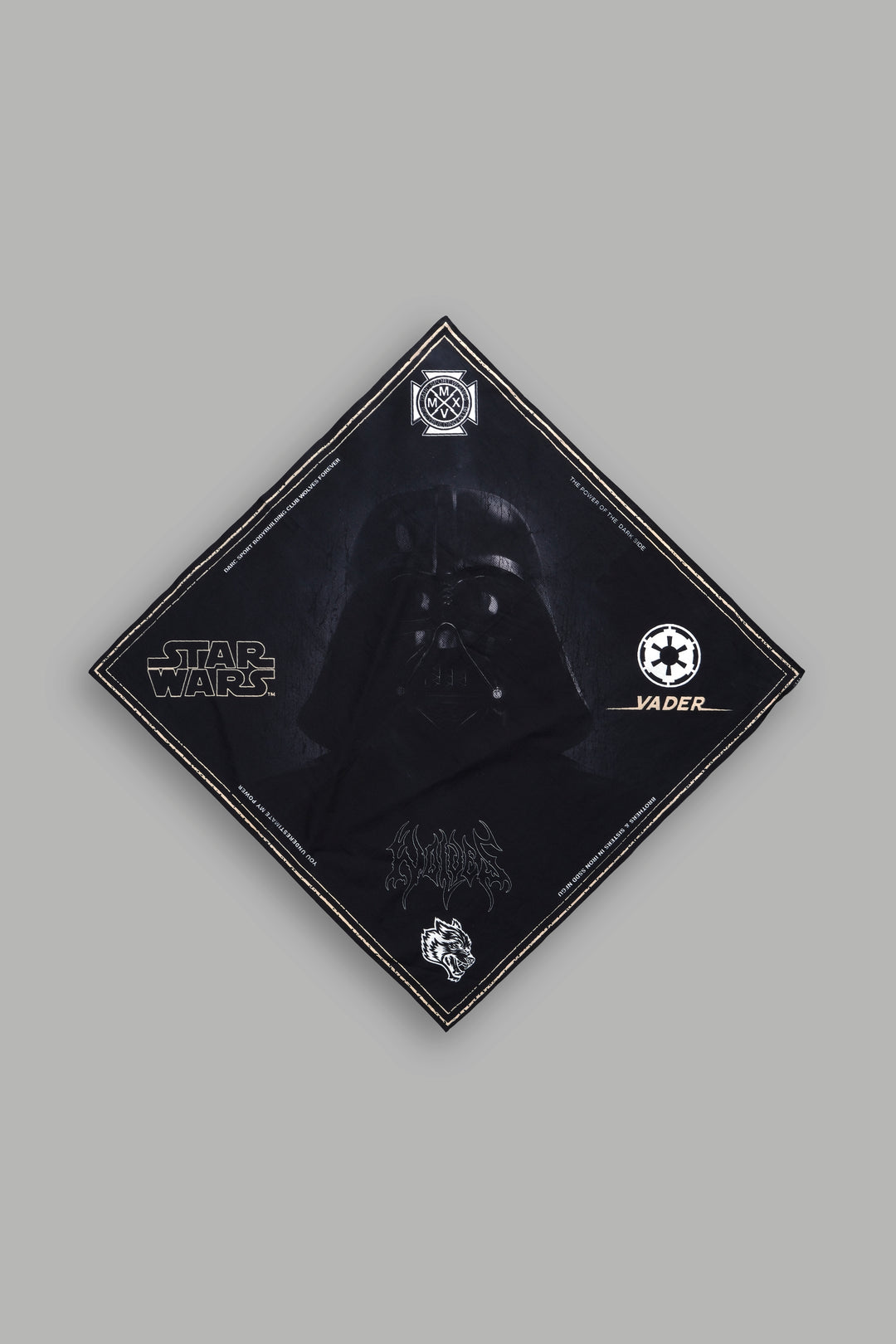 The Power Of The Dark Side Vader Bandana in Black