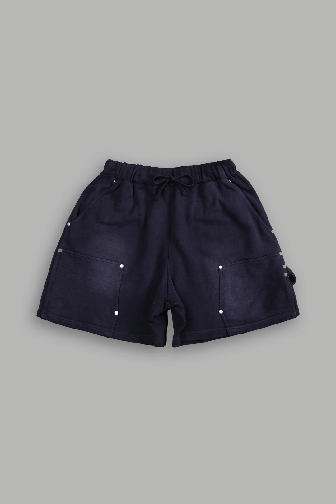 NFGU Forever Rivet Fleece Shorts in Nightshade Sun Fade