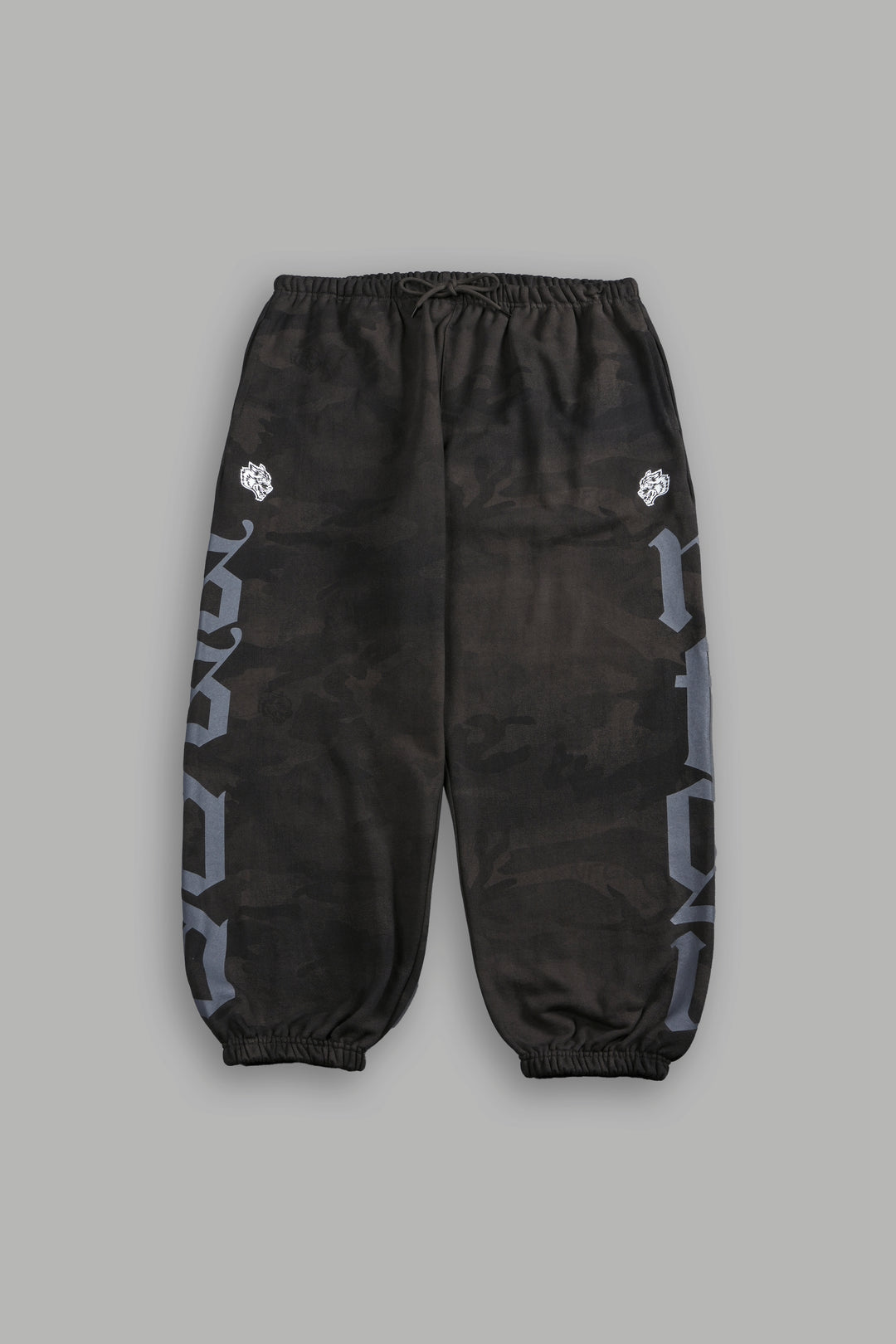 Our Mantra Lounger Sweat Pants in Black Vintage Woodland Camo