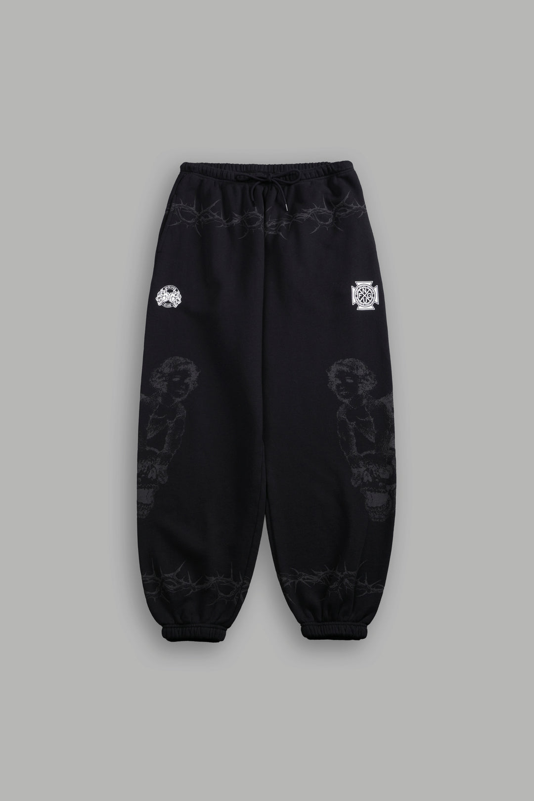 Messengers Lightweight Lounger Sweat Pants in Black