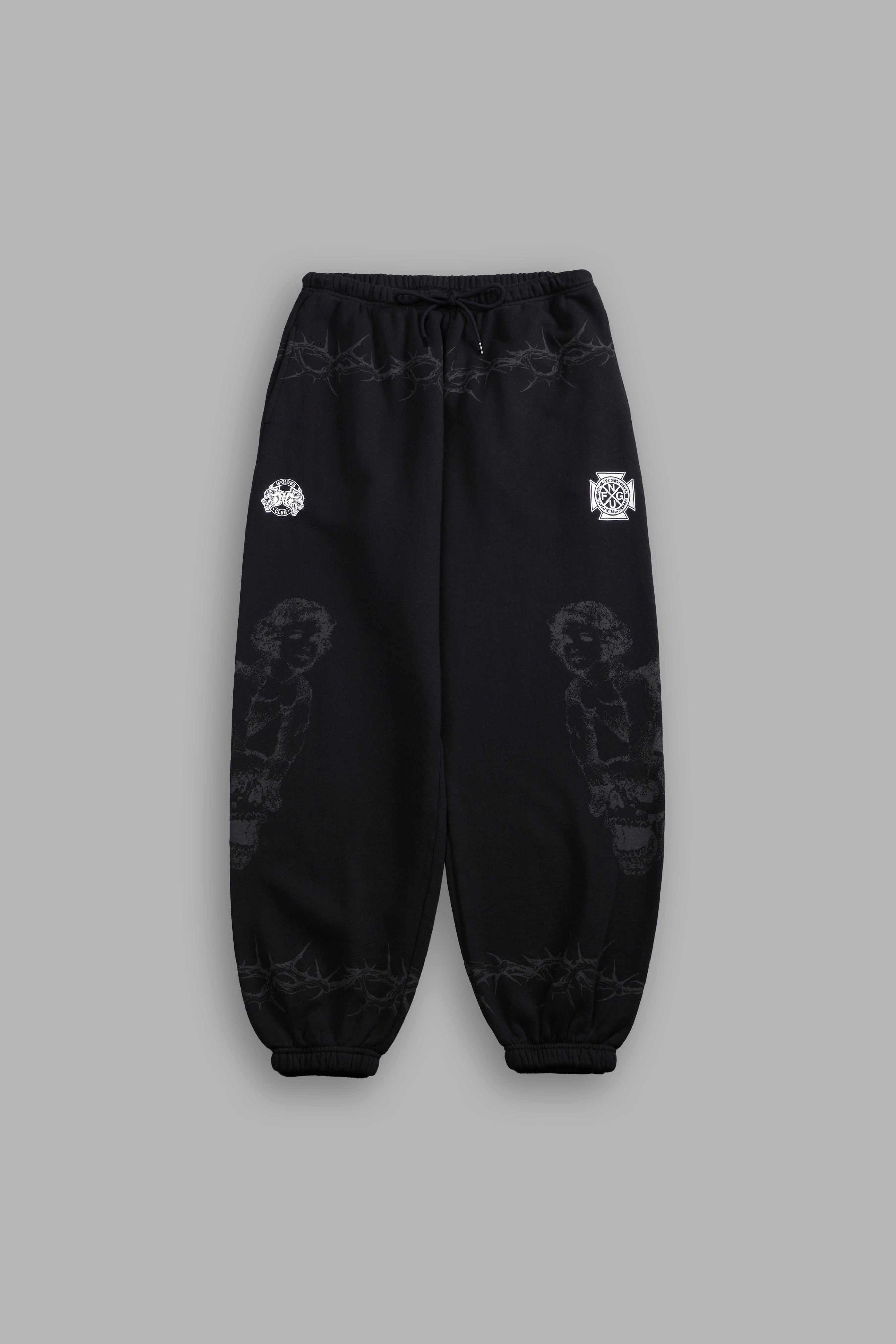 Messengers Lightweight Lounger Sweat Pants in Black