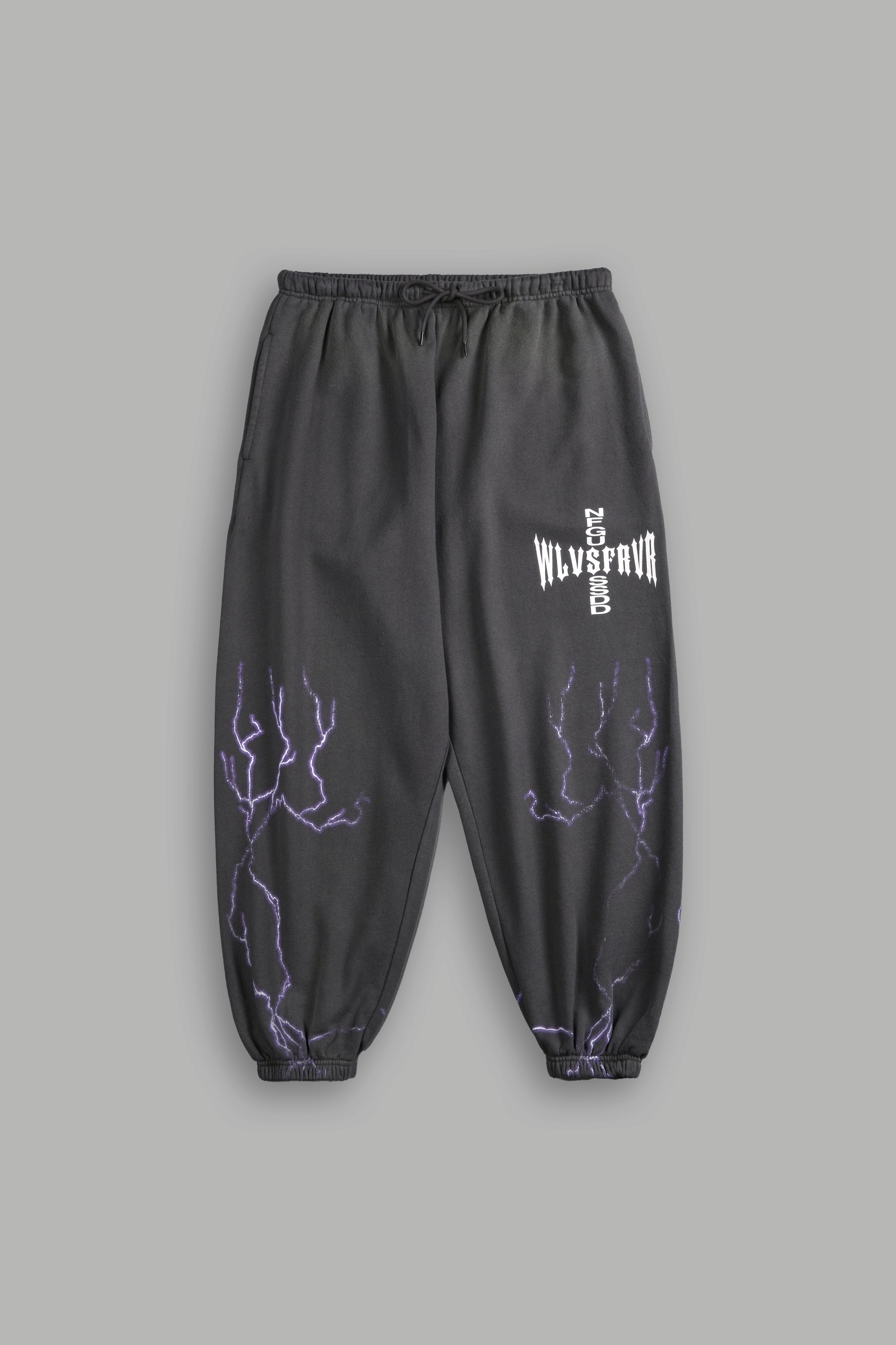 Iron Code Lounger Sweat Pants in Wolf Gray Drift Wash