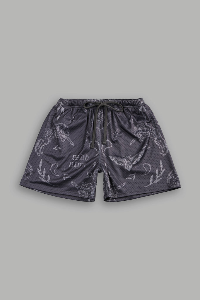 Just Look Up Mesh Shorts in Wolf Gray – DarcSport