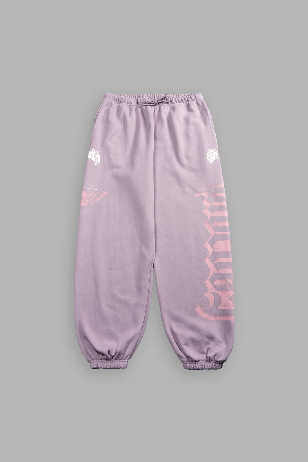 Free Will V2 Lightweight Lounger Sweat Pants in Purple Smoke