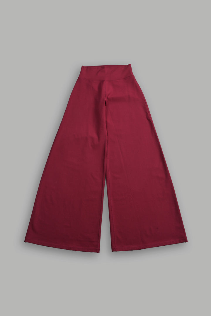 Wolf Wide Leg Energy Pants in Velvet