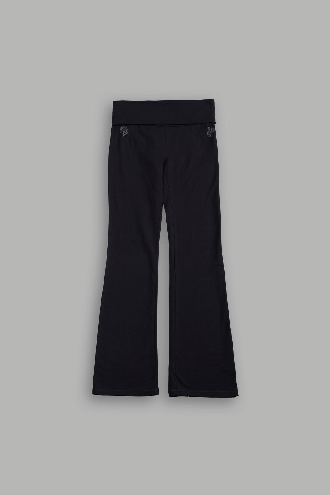 Dual Romy Foldover Pants In Black