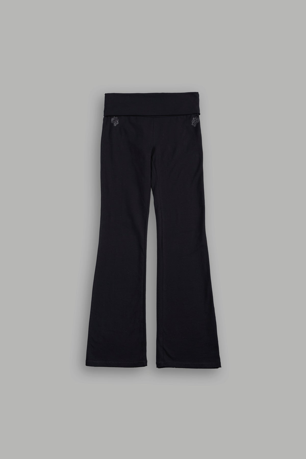 Dual Romy Foldover Pants In Black