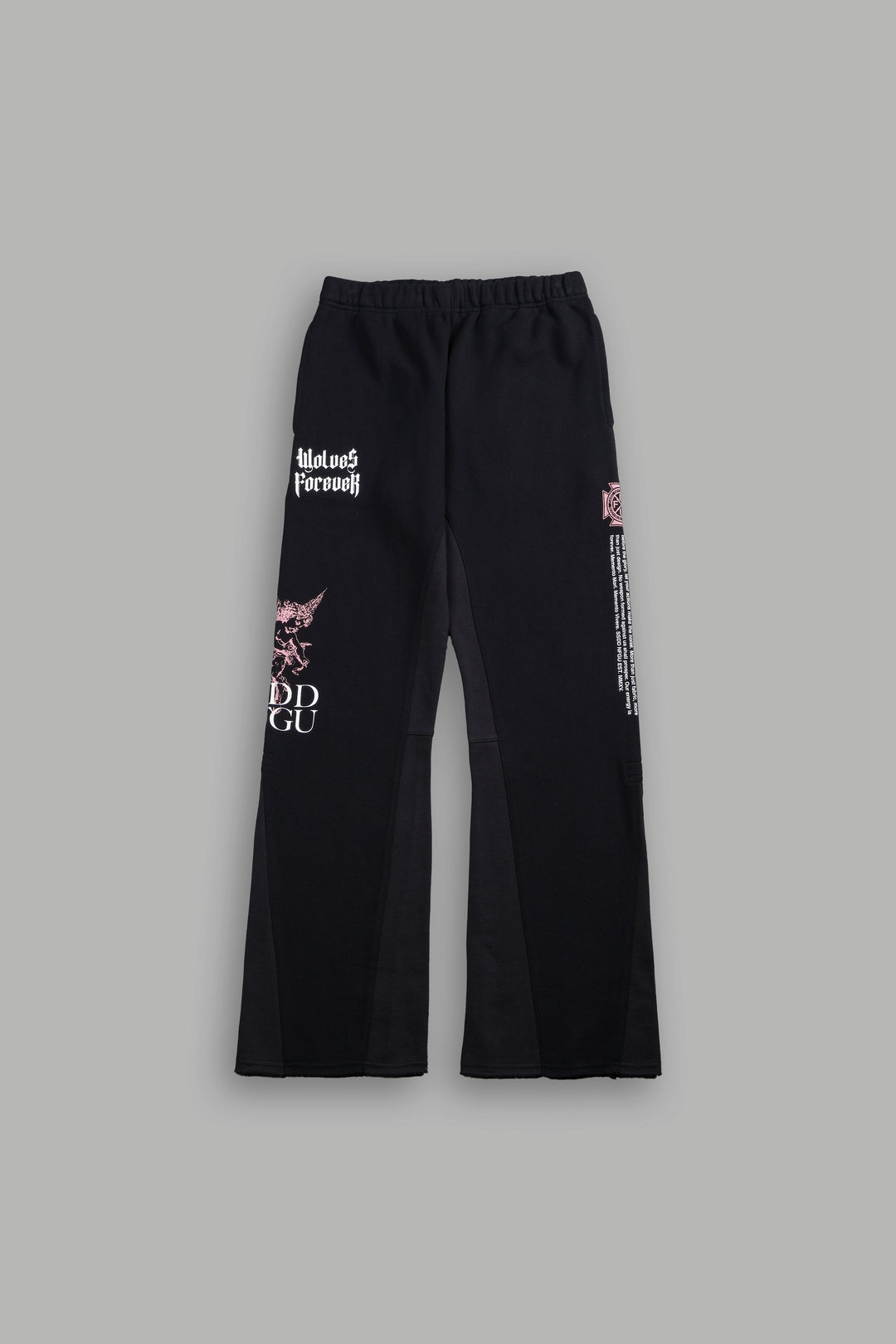 Everlasting She Flare Sweat Pants in Black