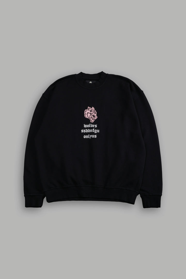 Desert Howl London Crewneck in Black