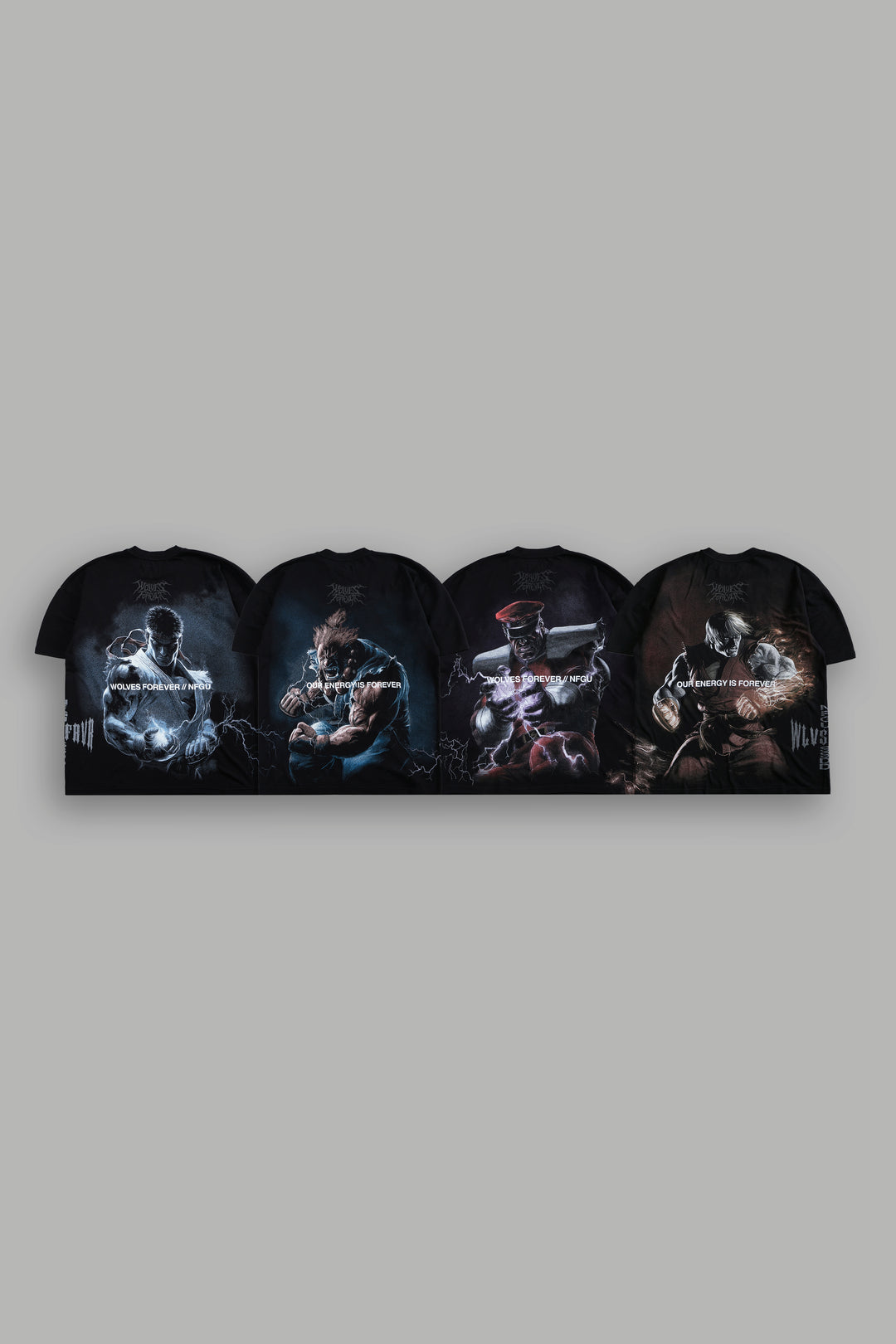 Street Fighter "Side-By-Side" Tee Box Set in Black