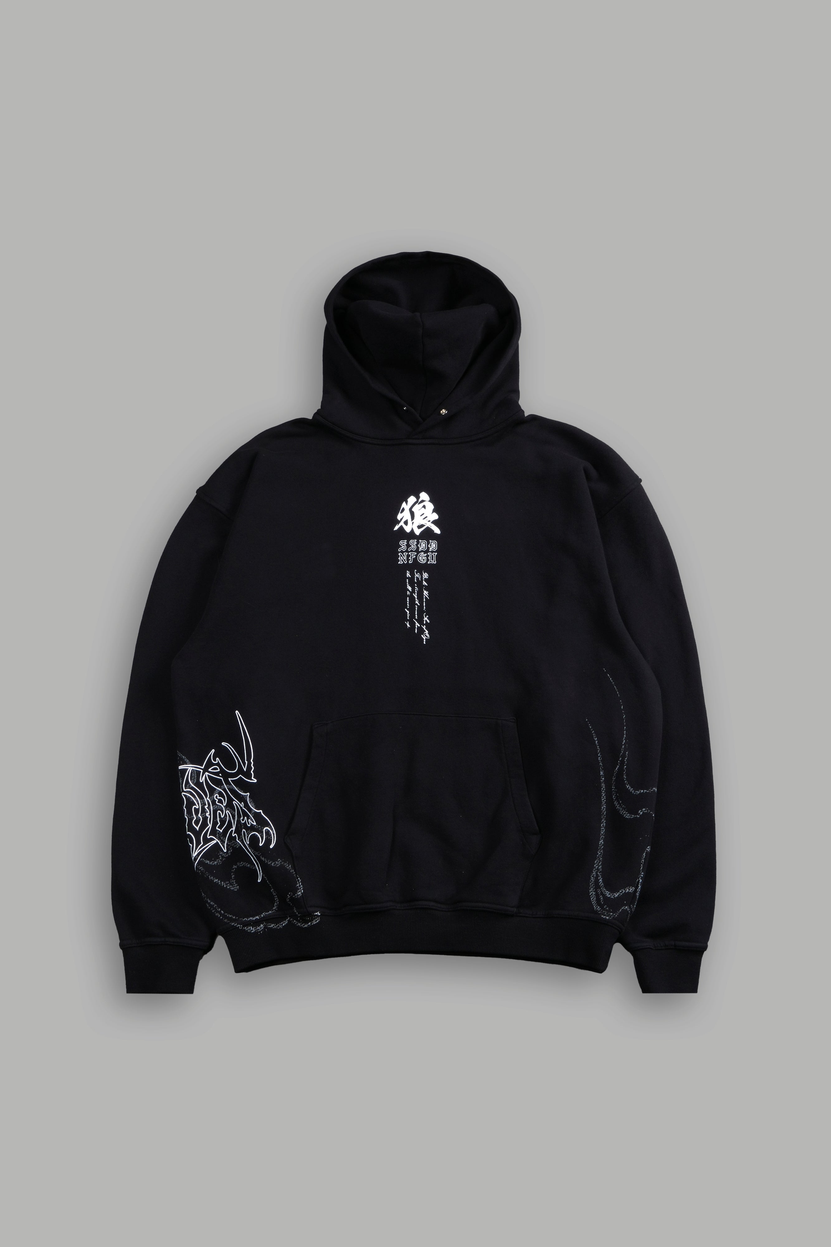 Baki Hanma "Pierce" Hoodie in Black