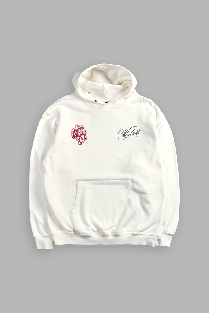 Will of the Beast "Pierce" Hoodie in Cream