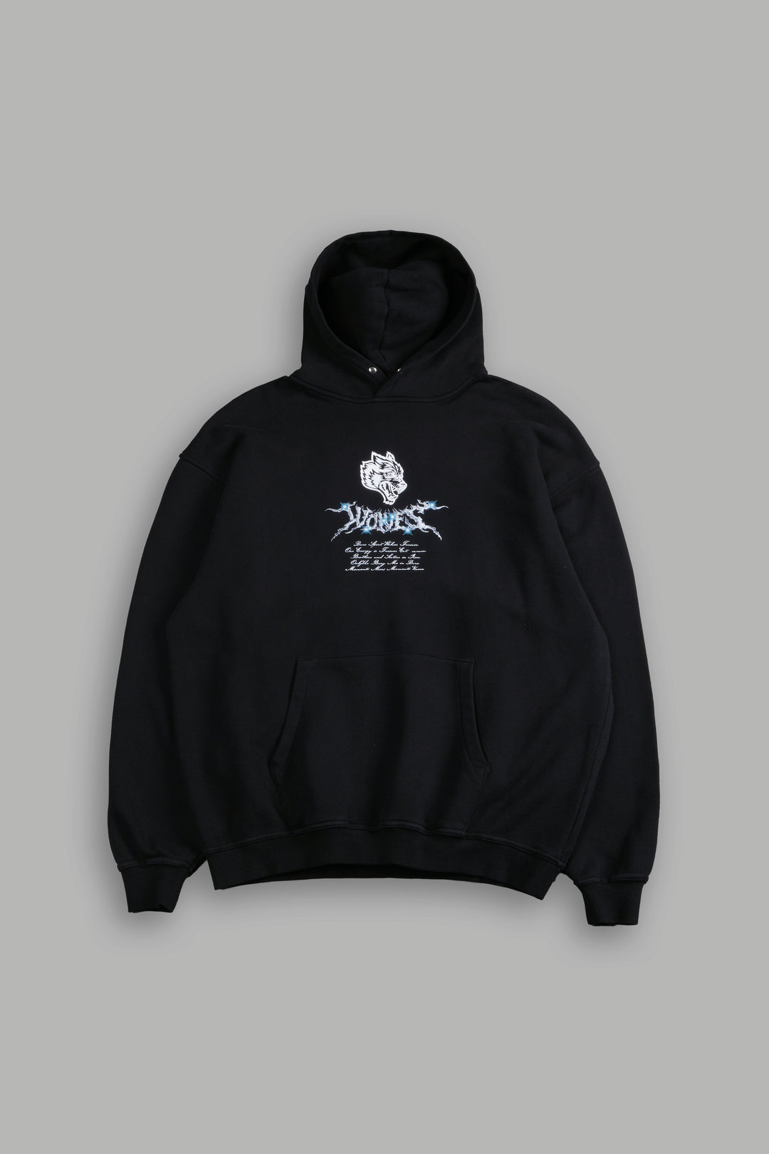 Iron Moth "Pierce" Hoodie in Black