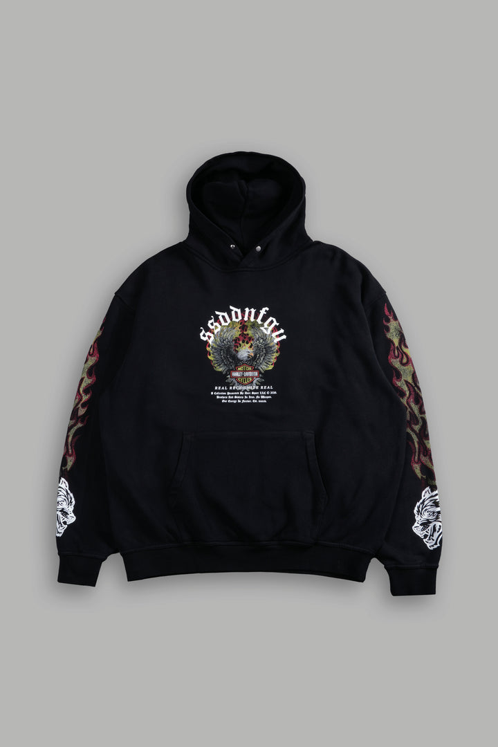 Wings of Fire "Pierce" Hoodie in Black