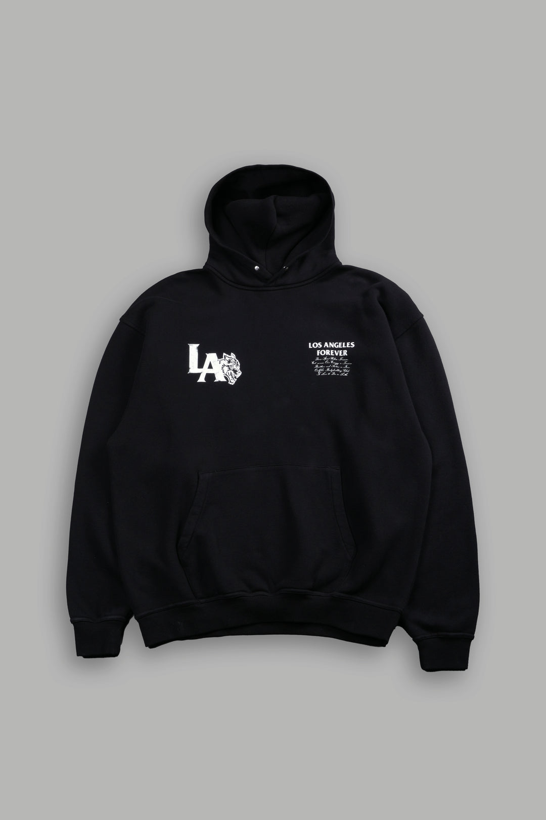 La Wolves V2 Pierce Hoodie in Black