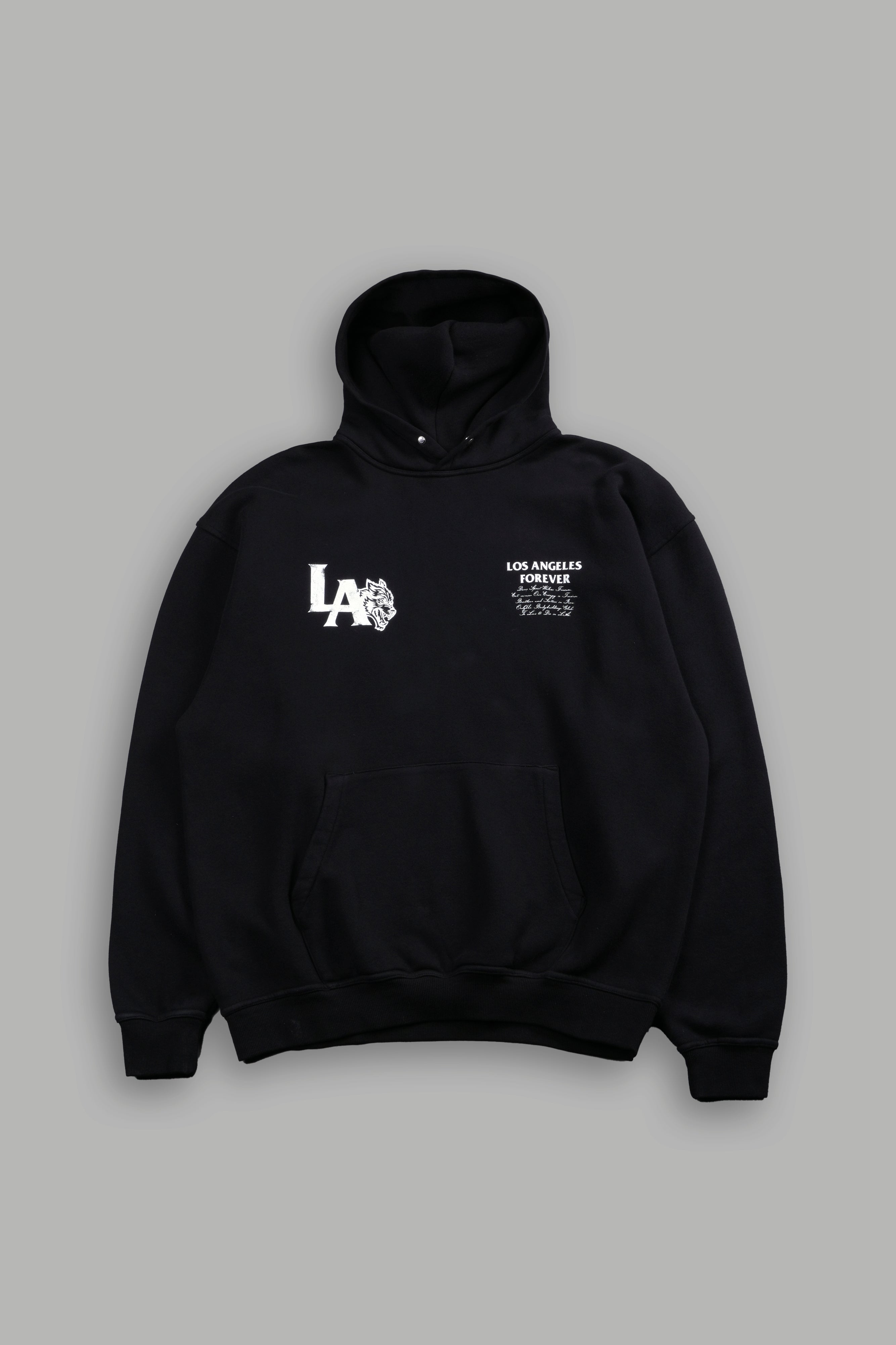 La Wolves V2 Pierce Hoodie in Black