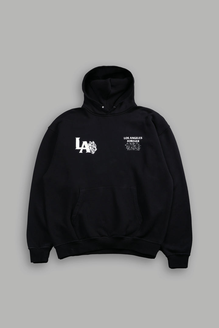 La Wolves V2 Pierce Hoodie in Black