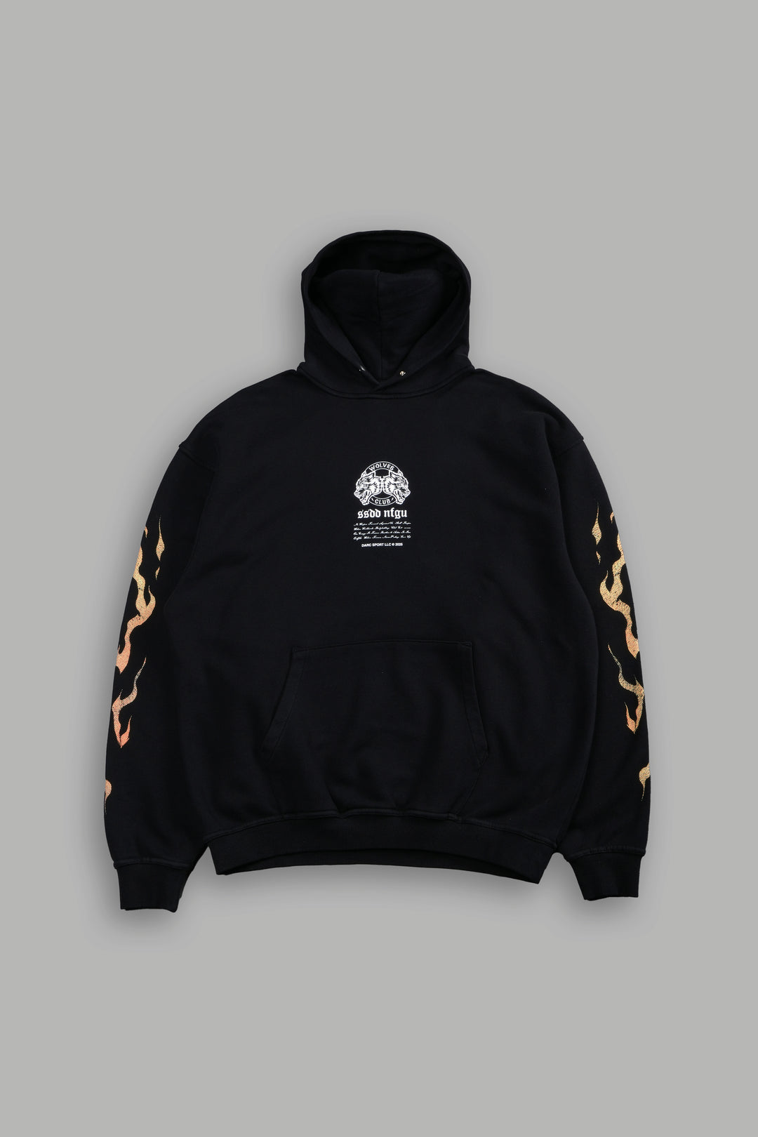 Death Face "Pierce" Hoodie in Black