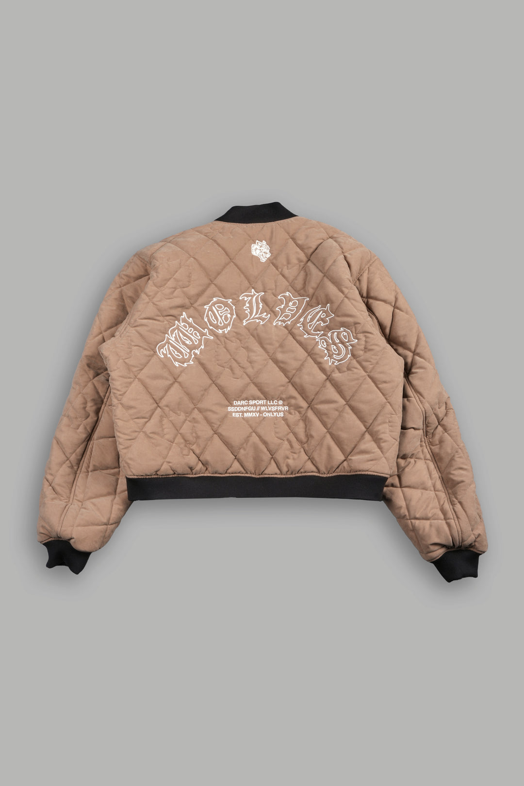 Jason Frvr Cloud Quilted Reversible Bomber Jacket In Dover Green/Taupe