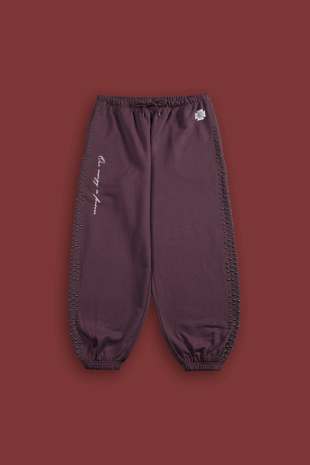 Our Energy Stud Lounger Sweat Pants in Darc Purple
