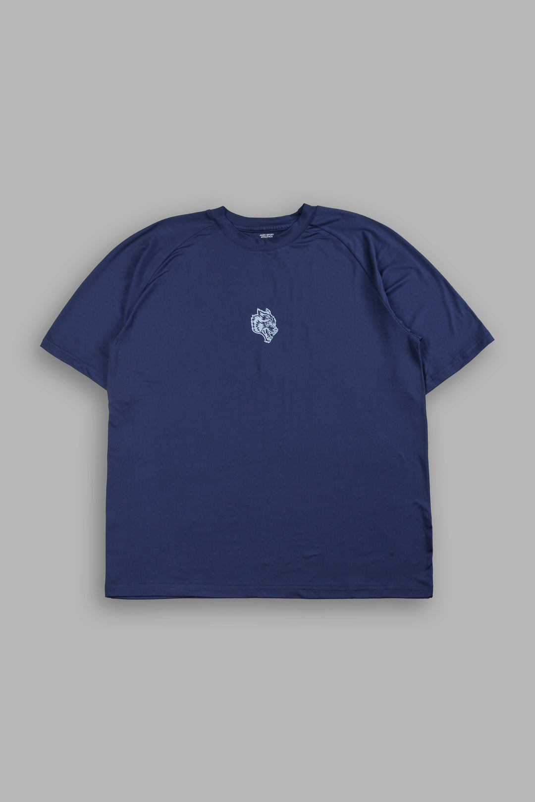 Pyramid V3 Dry Wolf Raglan Ss Tee In Navy