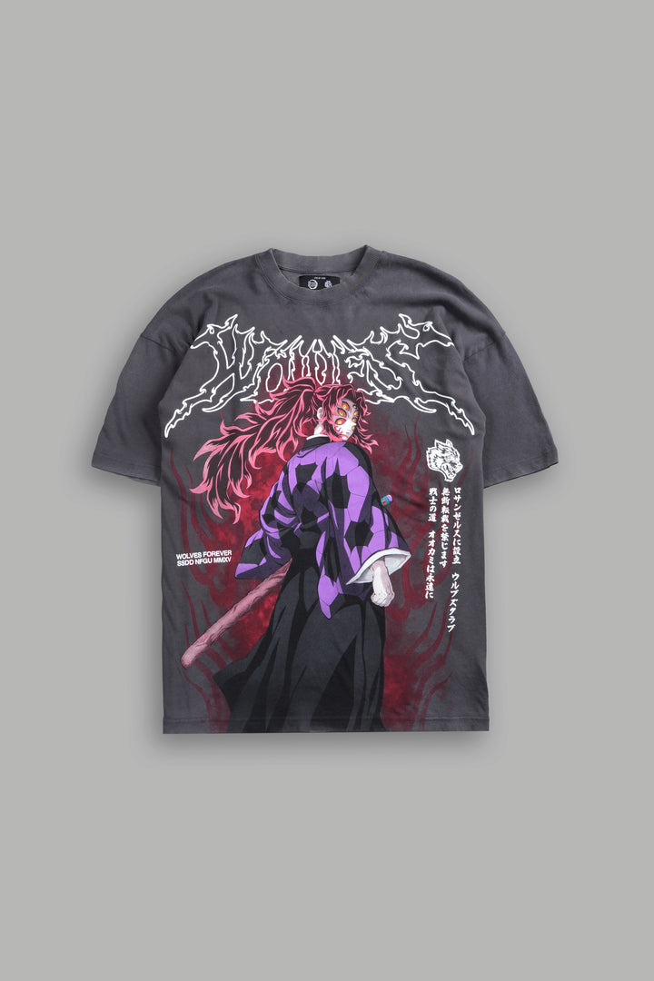 Blood Moon Premium Oversized Tee in Wolf Gray