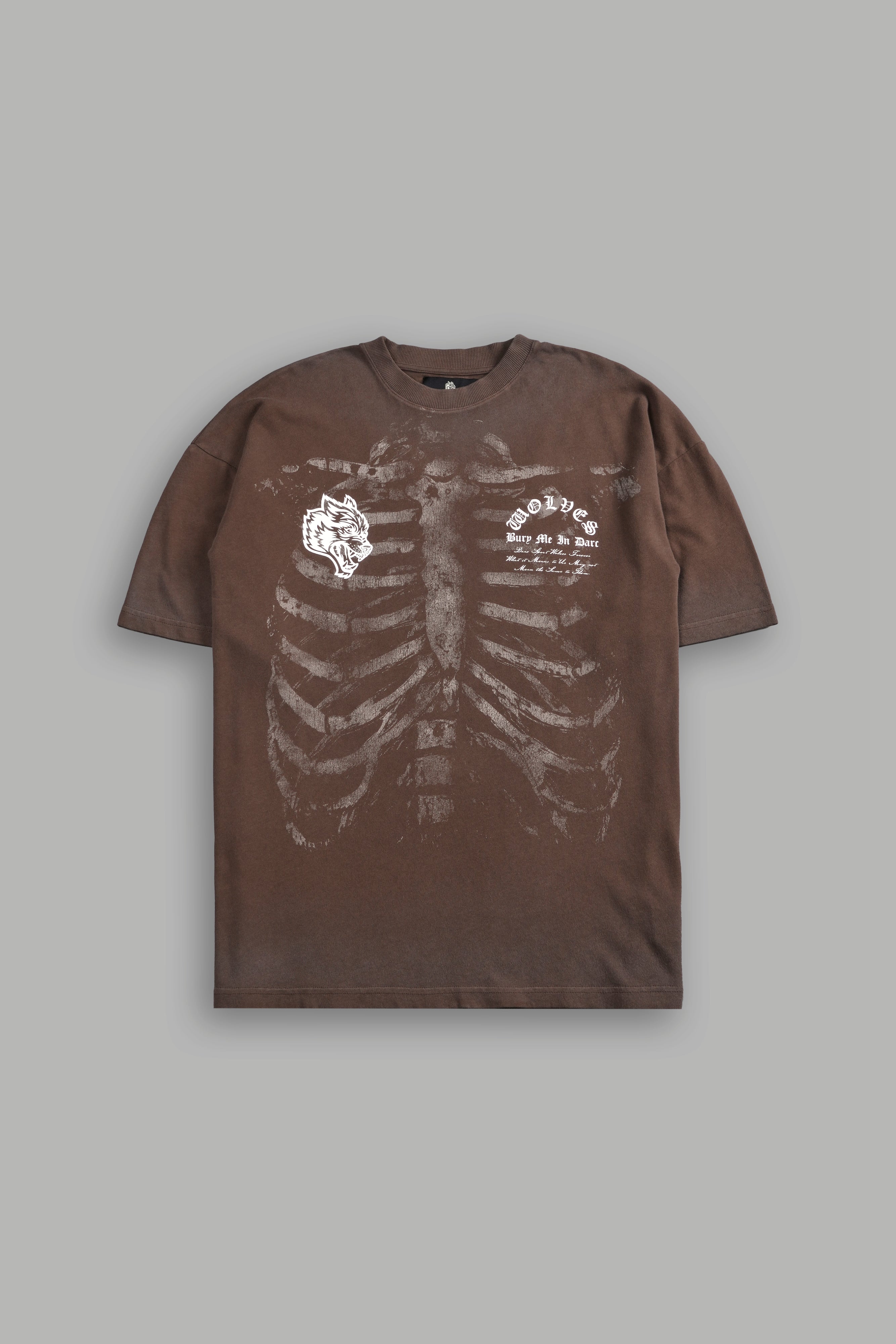 Bones "Premium" Oversized Tee in Desert Dust Drift Wash