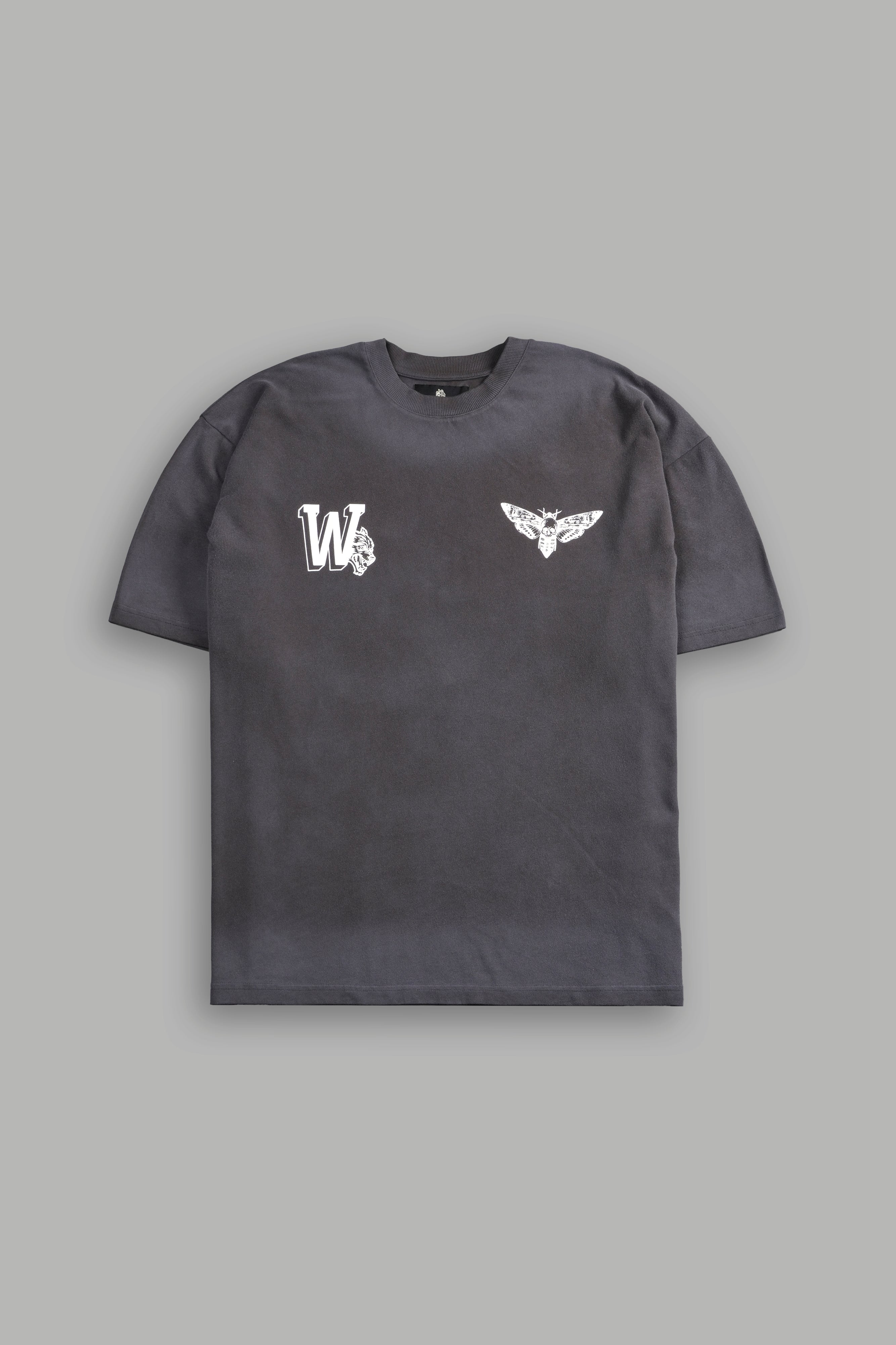 Fight Cancer 2025 "Premium" Oversized Tee in Wolf Gray/Yellow Drift Wash