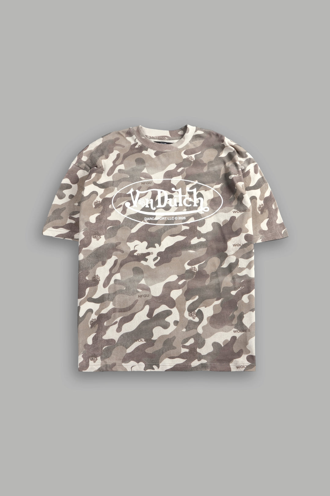 DSVD Legacy Premium Oversized Tee in DSVD Green Camo