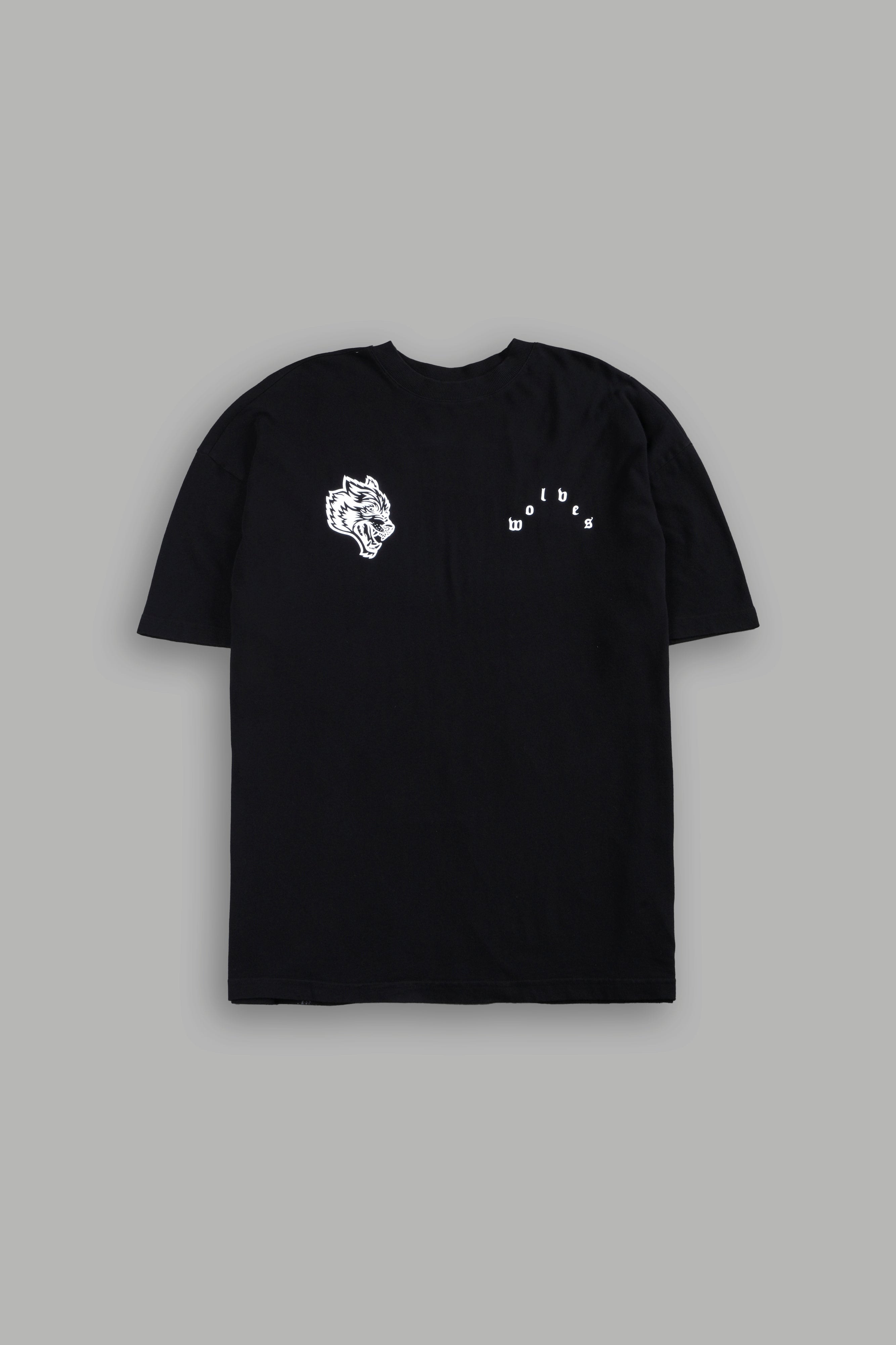 Shao Kahn Premium Oversized Tee in Black