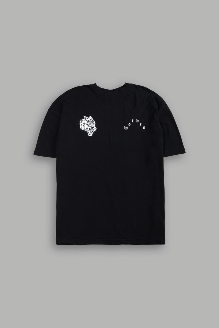 Shao Kahn Premium Oversized Tee in Black