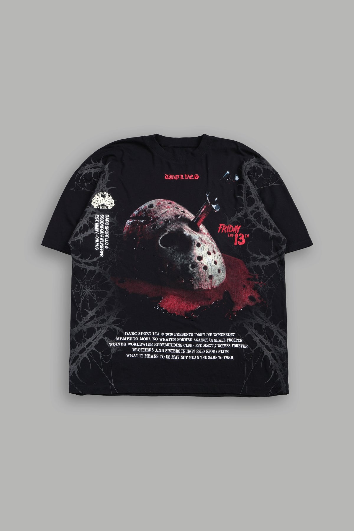 Dont Die Wondering Mystery Tee In Black