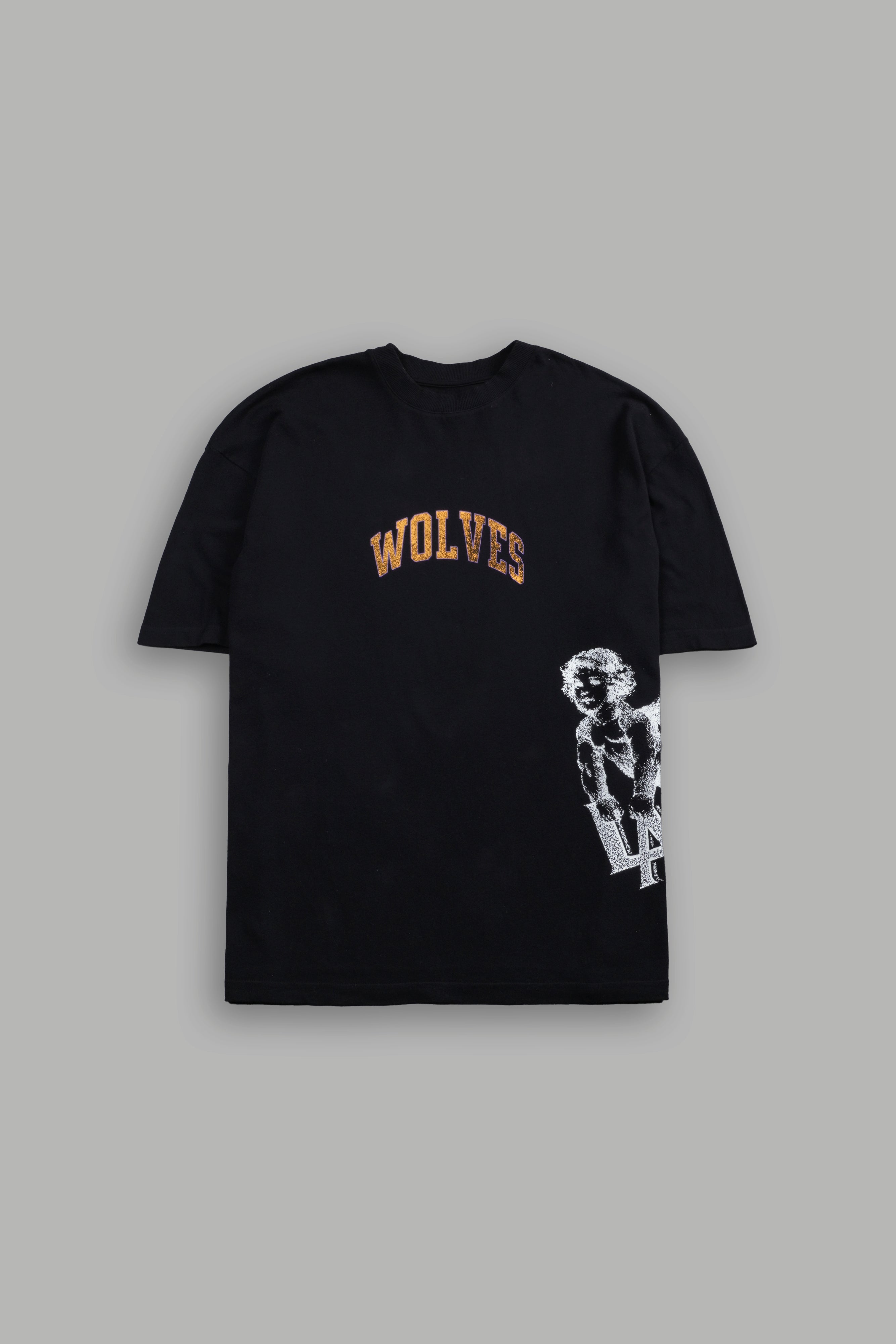 La Has Your Back Premium Oversized Tee in Black