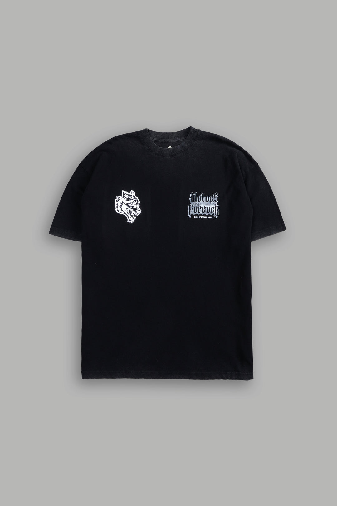 Death Wolf "Premium" Oversized Tee in Black