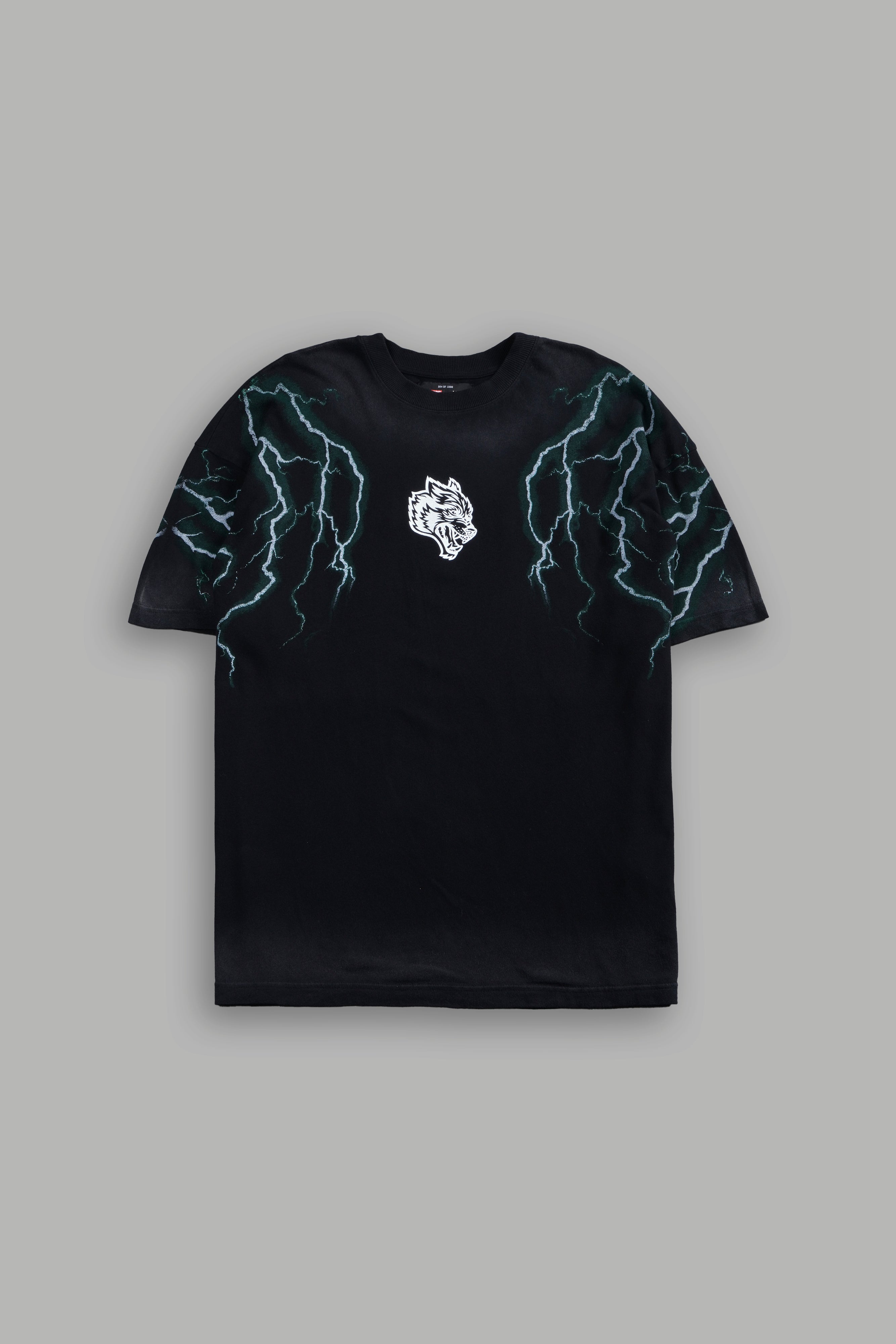 Doomstruck "Premium" Oversized Tee in Black Drift Wash