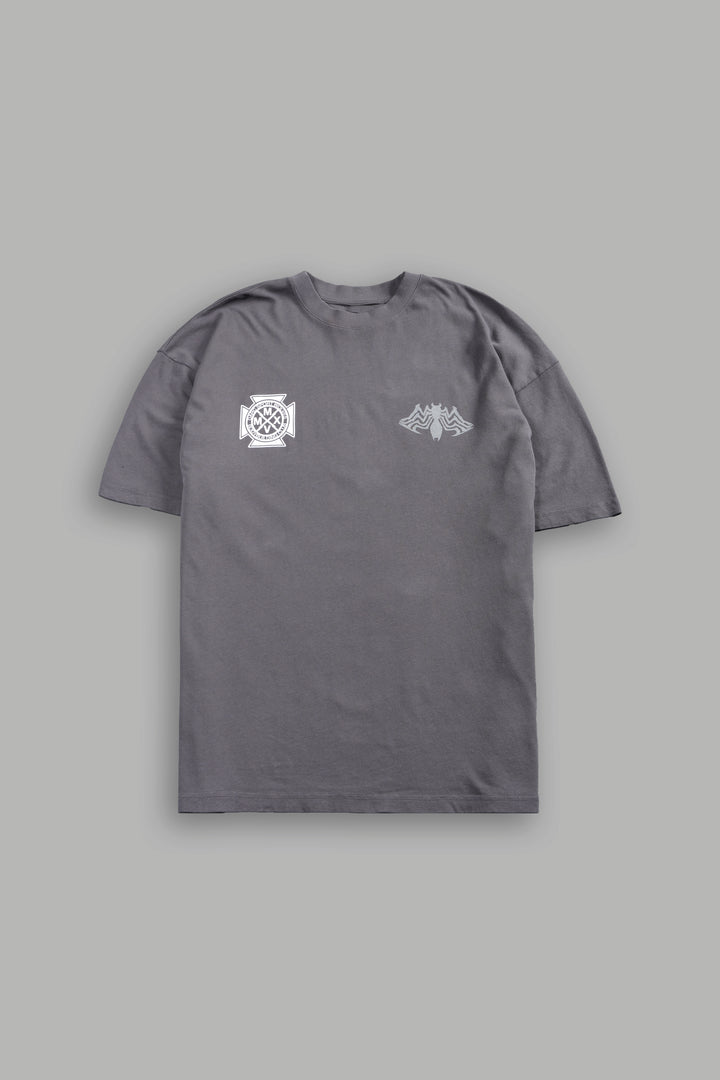 Venom Core Premium Oversized Tee in Slate Gray