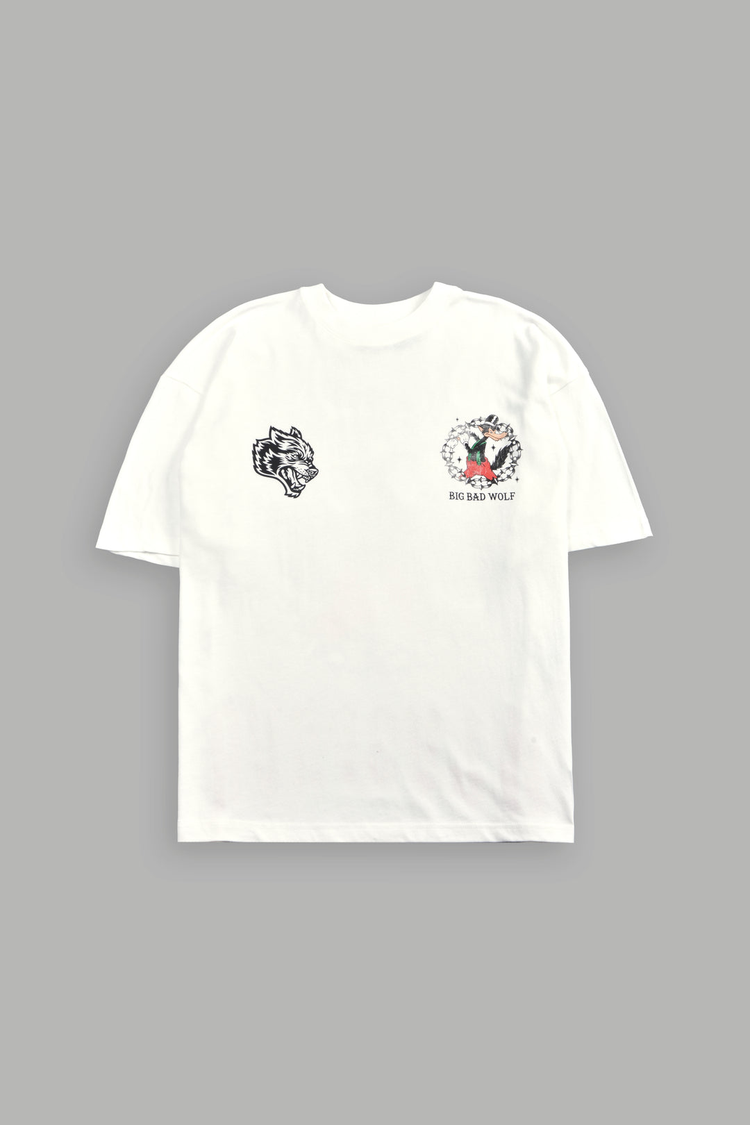 Big Bad Wolf Forever Premium Oversized Tee in Cream
