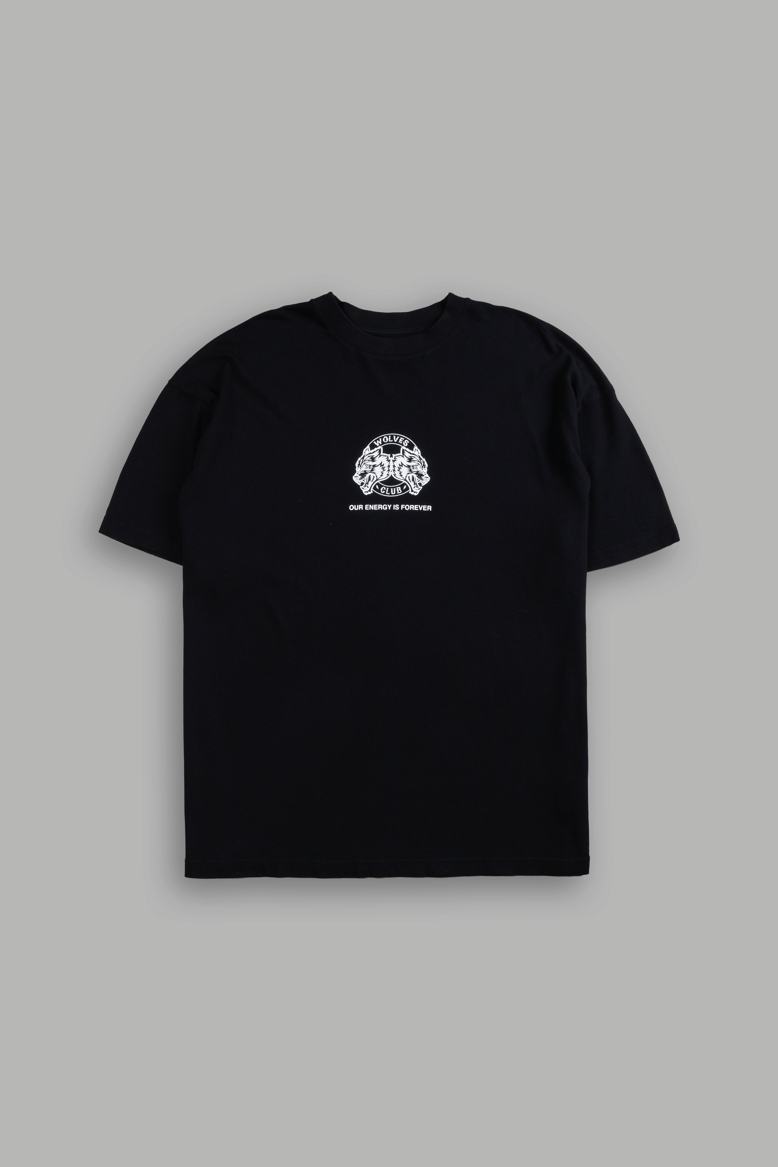 Alpha Wolf "Premium" Oversized Tee in Black