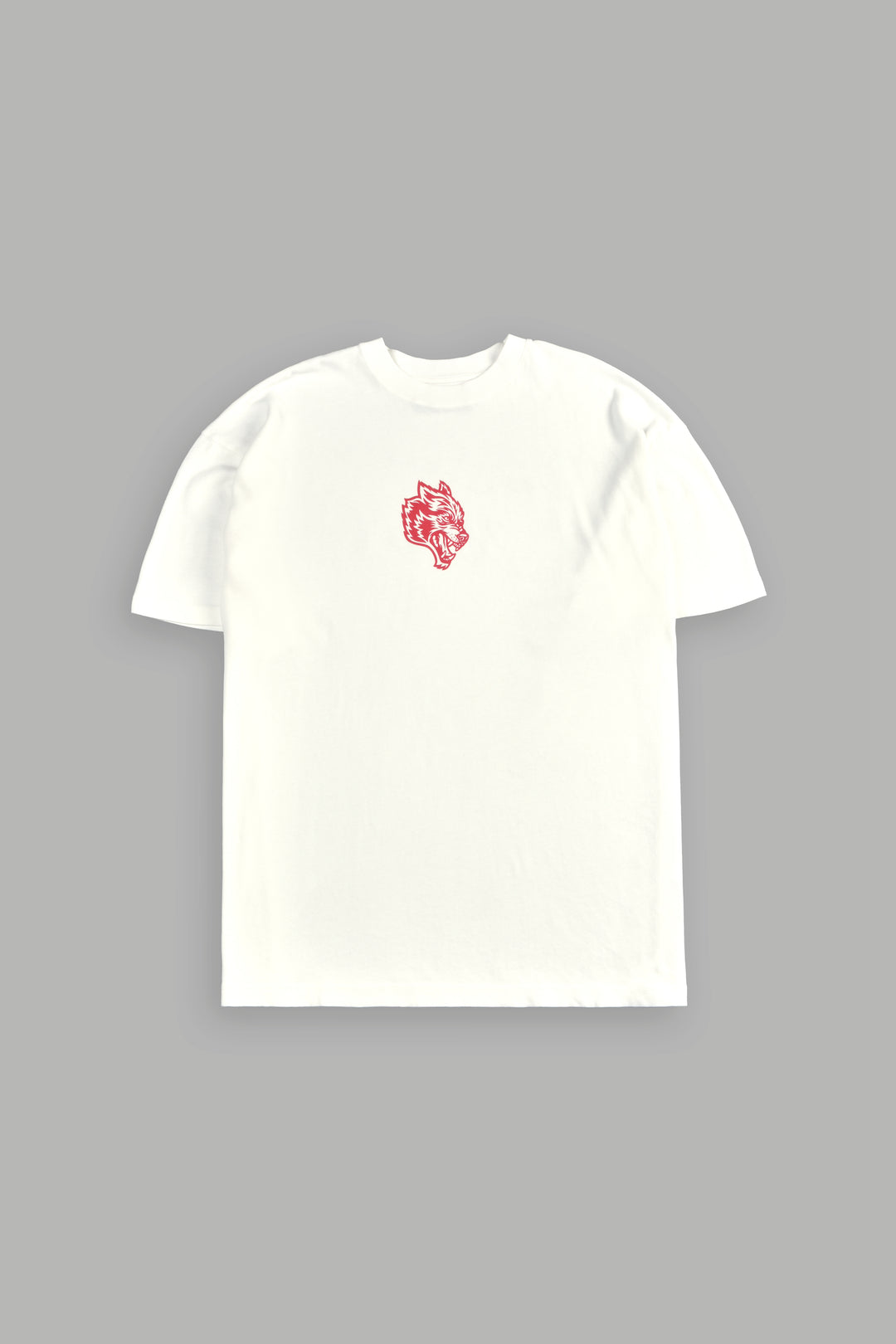 Wolves Club FRVR Unisex "Premium" Oversized Tee in Cream