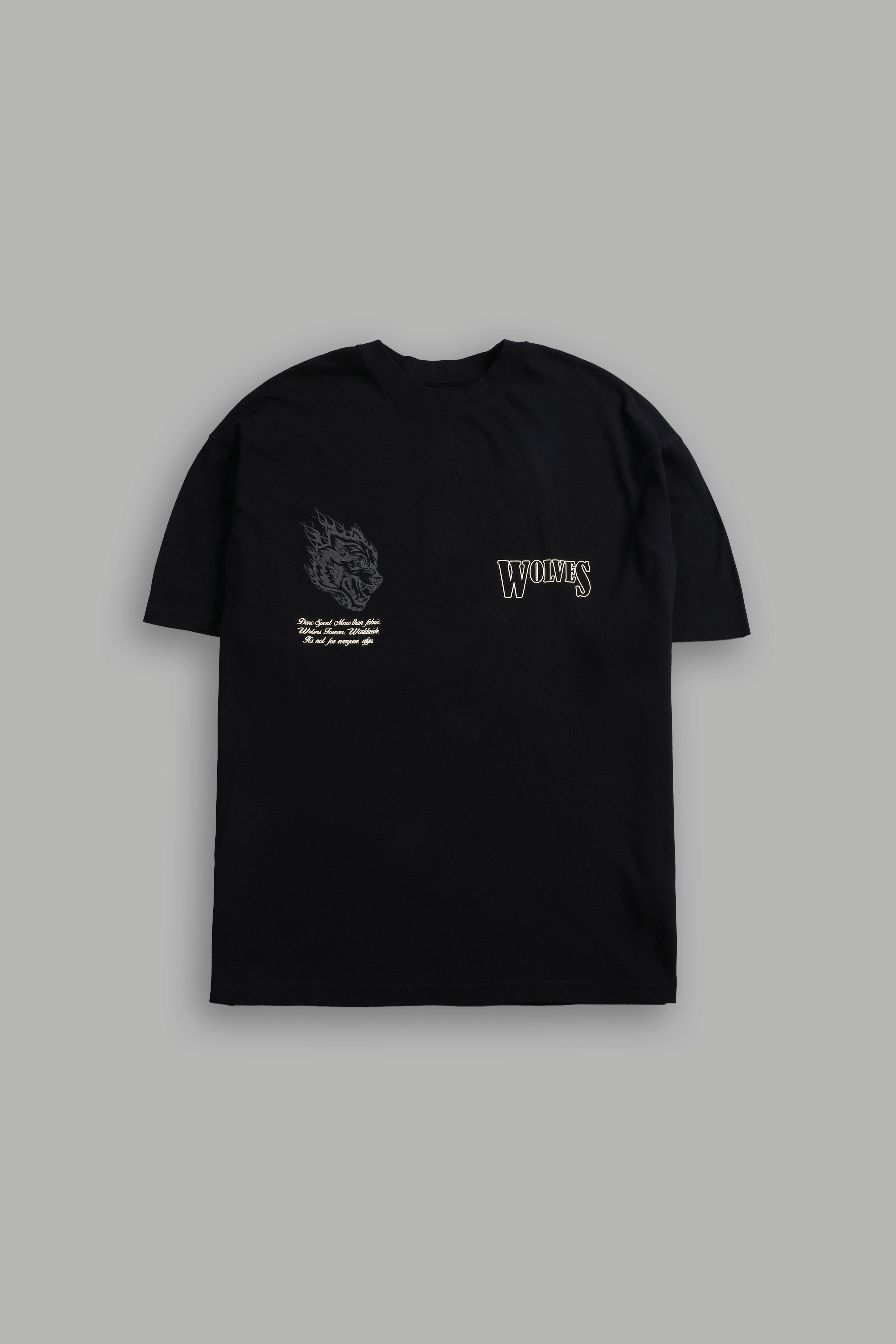 Western V2 "Premium" Oversized Tee in Black